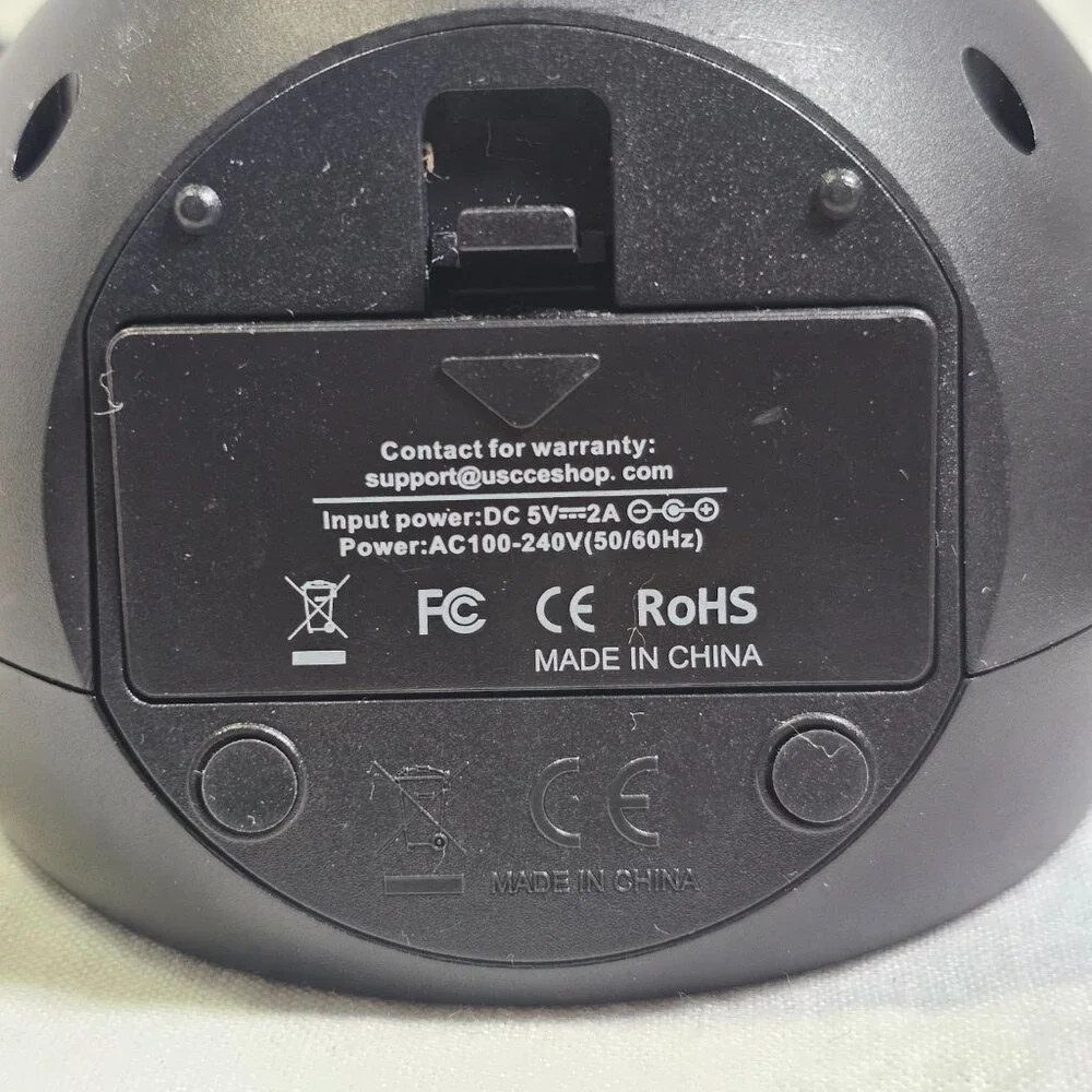 USCCE Loud Dual Vibrating Alarm Clock with Bed Shaker BV188 5V/1A